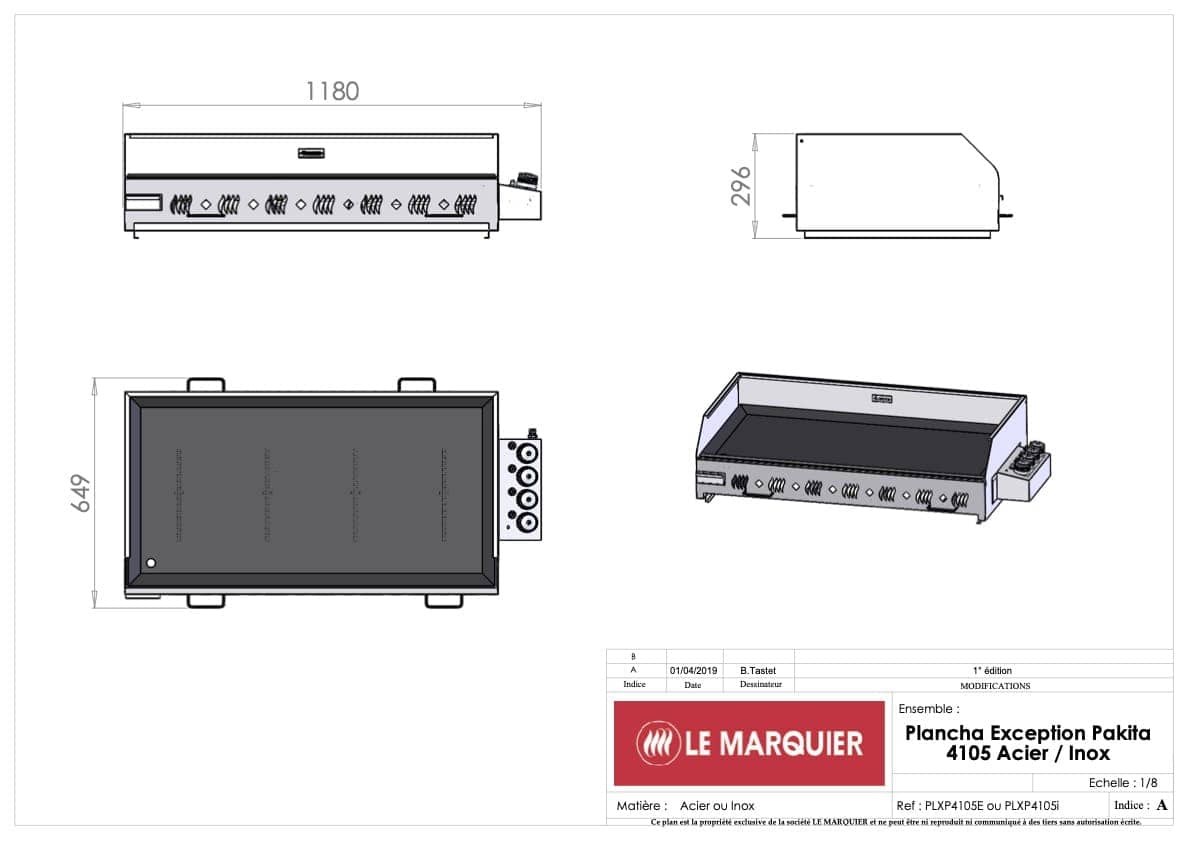 Le Marquier Plancha Pakita Nera Plancha Pakita Nera