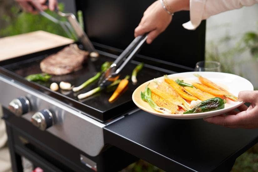 Le marquier Piastra Liscia A Gas 260 Original Duo Edition Carrello E Coperchio Inclusi Piastra Liscia A Gas 260