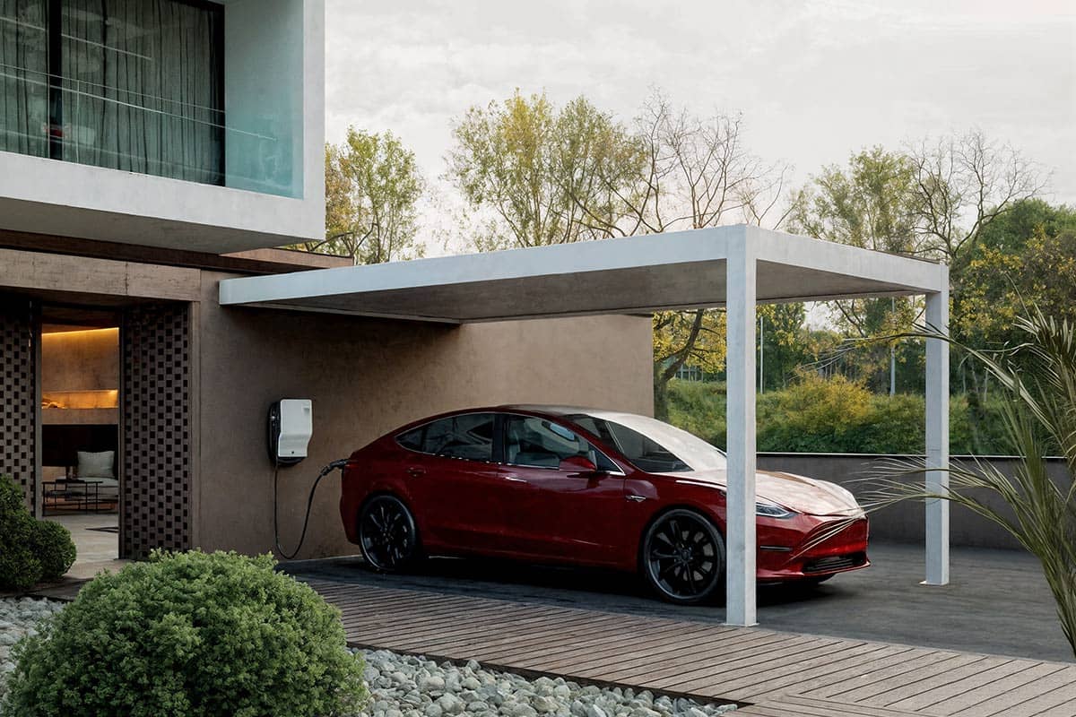Carport Fotovoltaico in Alluminio, Copertura Auto con Tetto Predisposto per Pannelli Solari