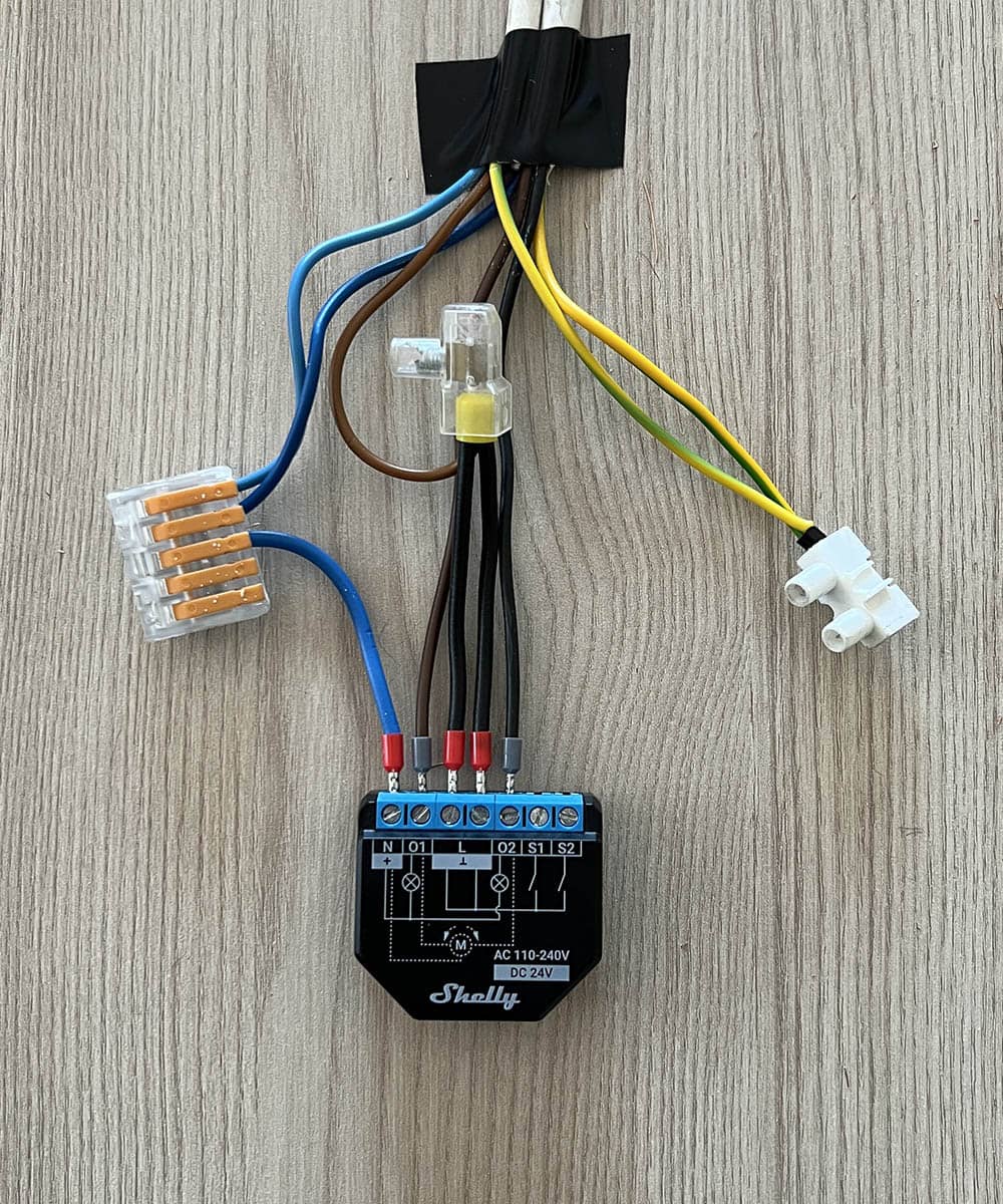 Come domotizzare una Tenda da sole con Shelly 2 domotica shelly 2