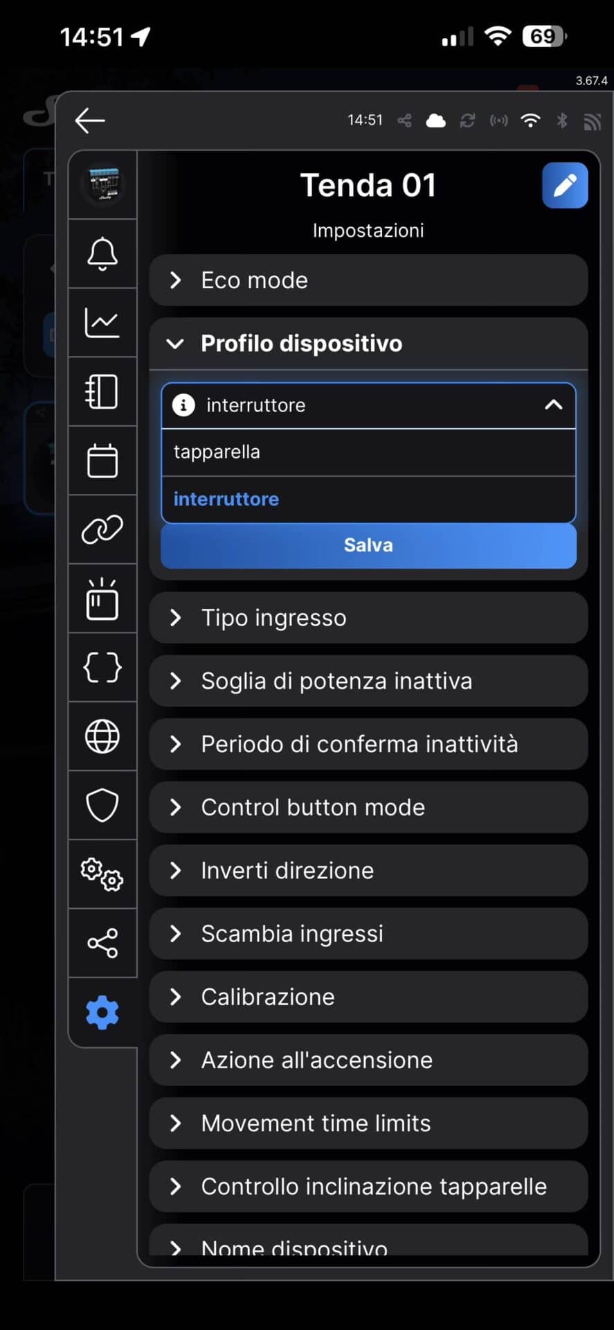 Come domotizzare una Tenda da sole con Shelly 2 domotizzare una tenda da sole con Shelly