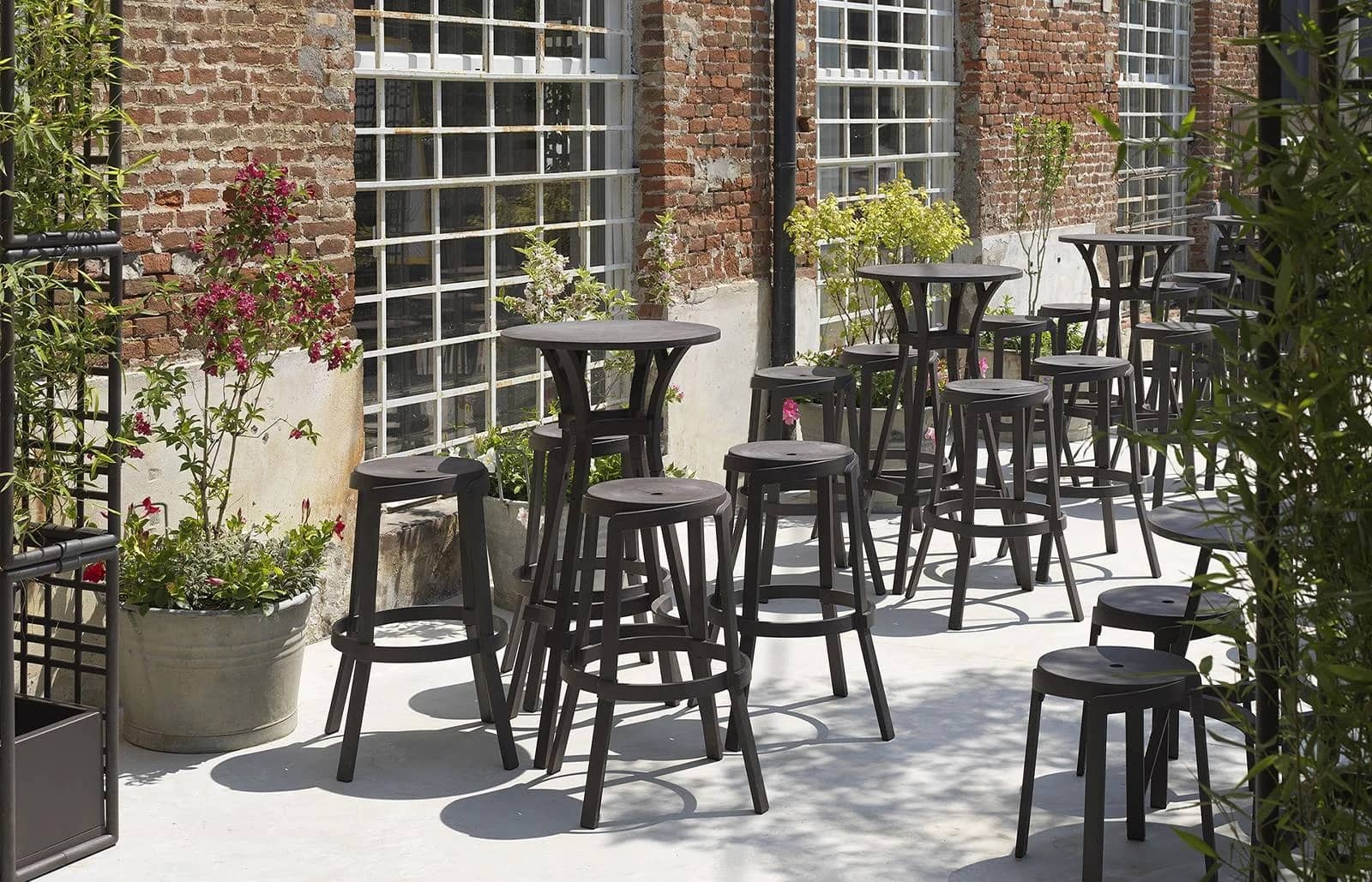 Tavolo in plastica riciclata Nardi Combo 70 Tavolo in plastica riciclata Nardi Combo 70